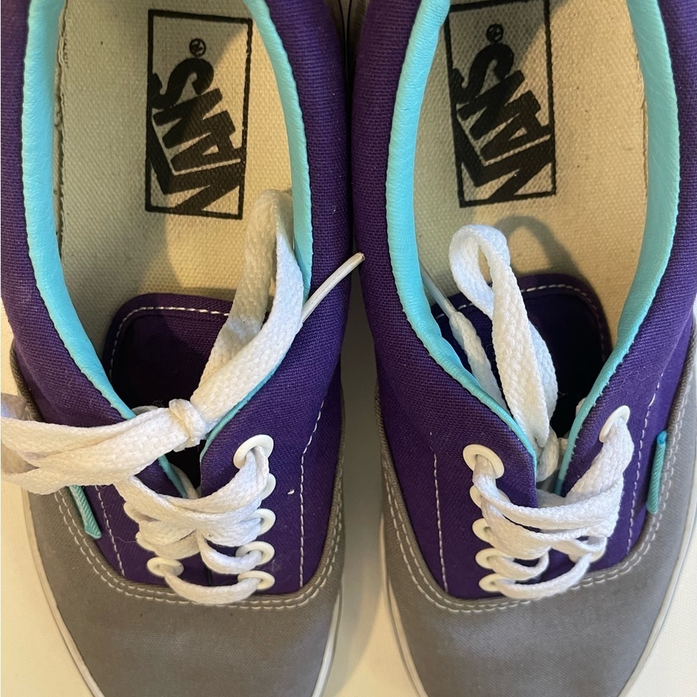 Vans unisex LPE grey / purple 2 tone skate sneakers - Picture 3 of 8